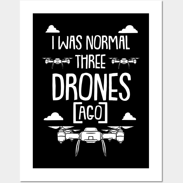 Drone Pilot Quadcopter Multicopter Operator Wall Art by Dolde08